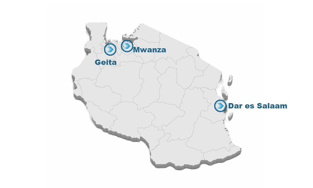 Blue Coast locations map